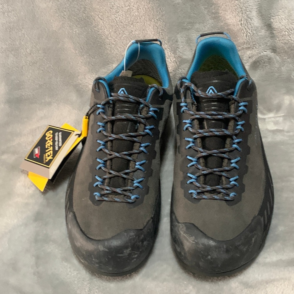 Asolo Eldo GV Gore-Tex Womens Hiking Shoes Grey Blue Vibram US 8.5 NEW